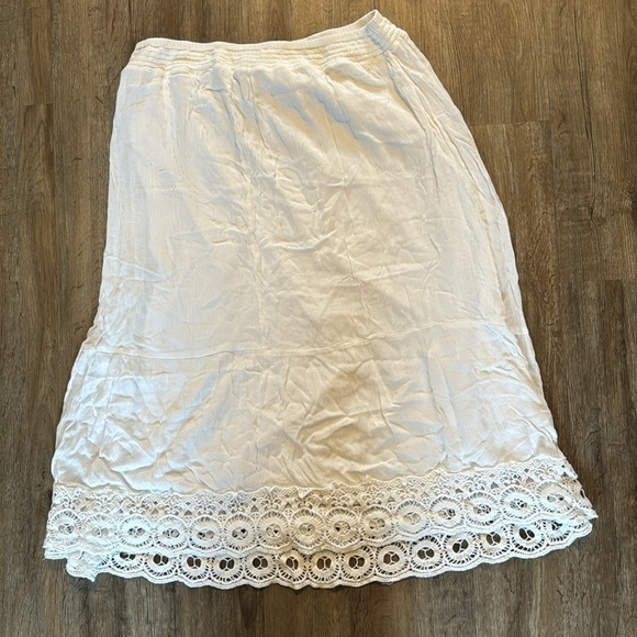STUDIO WEST FLOWY BOHO GLORYMIDI SKIRT (L) - Picture 6 of 6